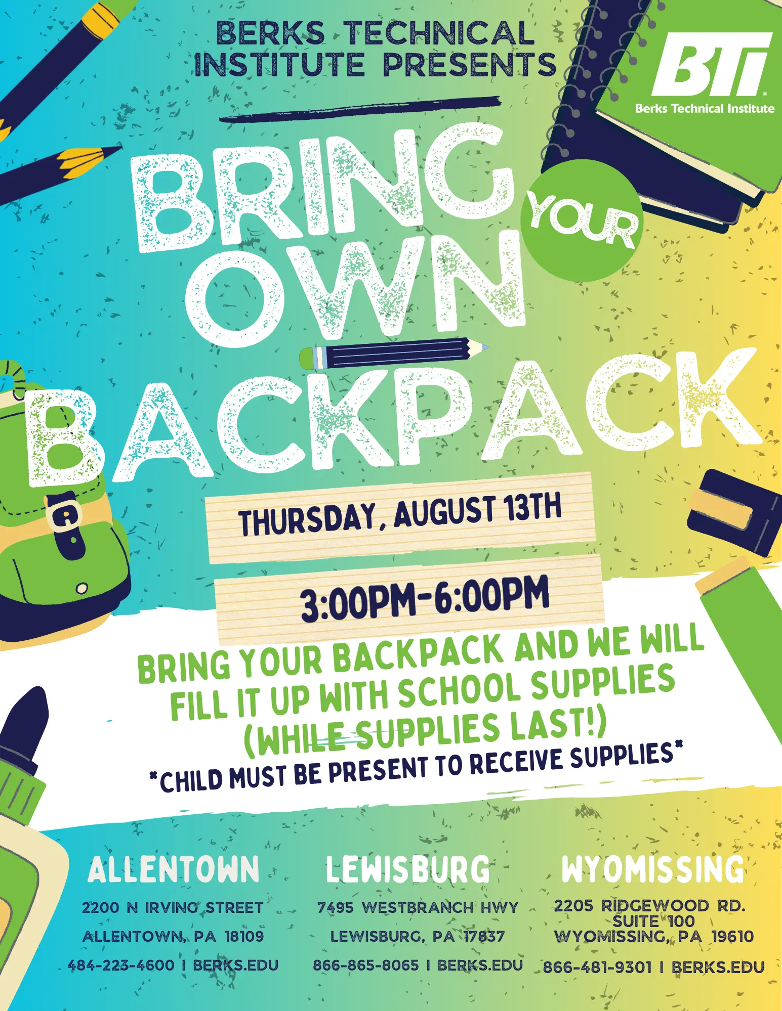 BTI - All Campus BYOB Event Flyer '26